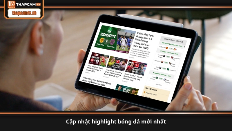 cập nhật highlight bóng đá mới nhất