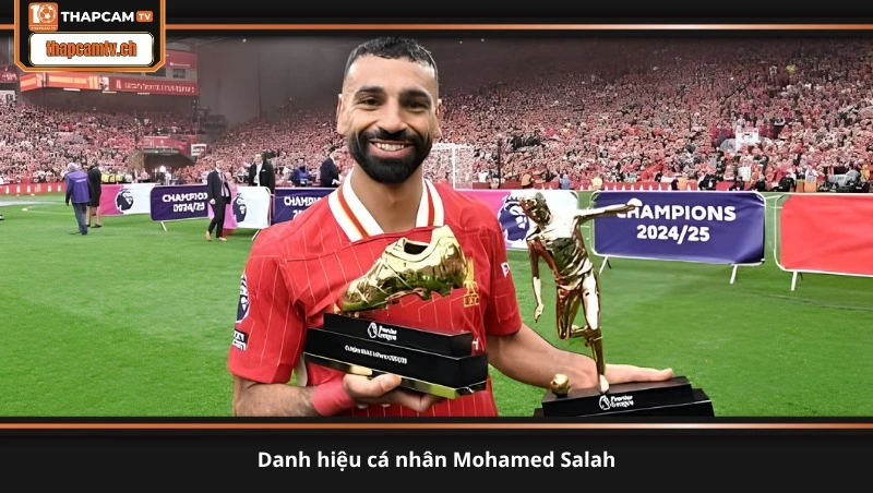 danh hiệu cá nhân Mohamed Salah