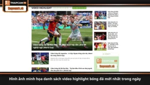 highlight bóng đá hôm nay ThapcamTV
