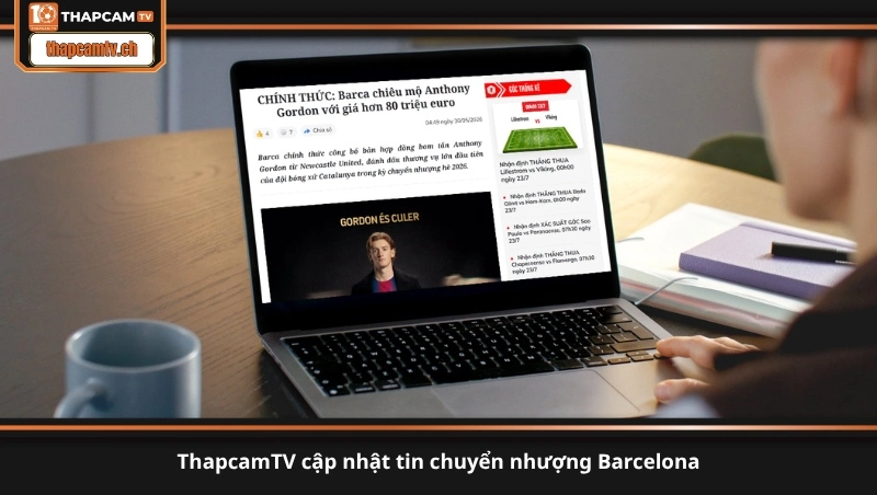 ThapcamTV cập nhật tin chuyển nhượng Barcelona
