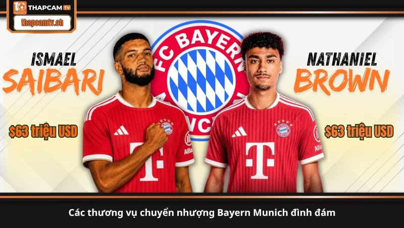 các thương vụ chuyển nhượng Bayern Munich đình đám